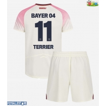Bayer Leverkusen Martin Terrier #11 Bortedraktsett Barn 2025-26 Kortermet (+ Korte bukser)